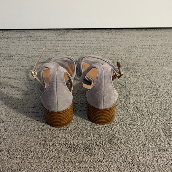 J. Jill Light GraySuade Women's Sandals - Picture 3 of 6